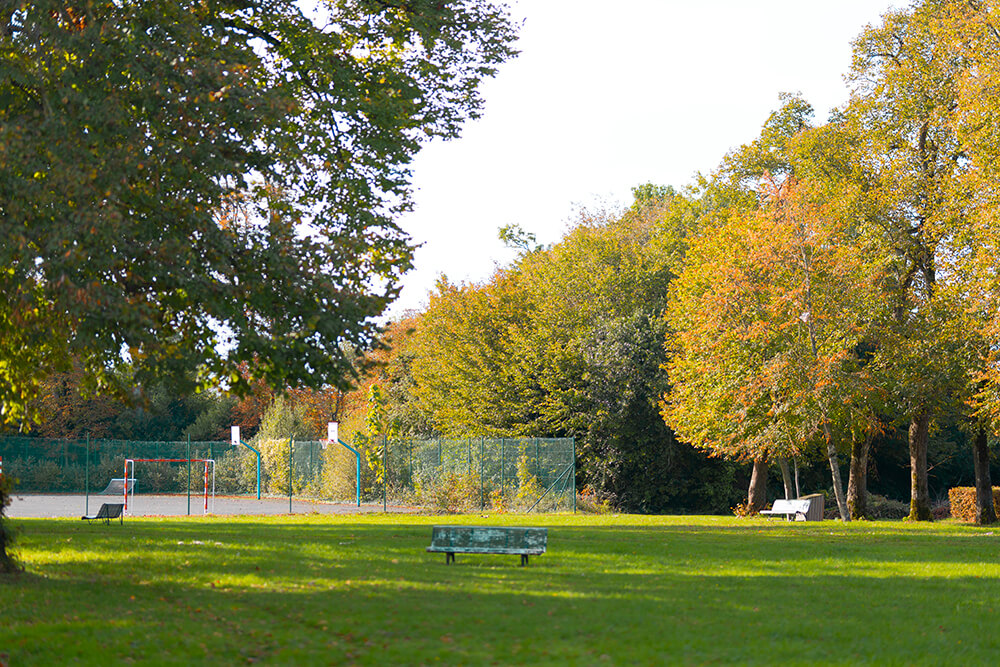 cour du lycée